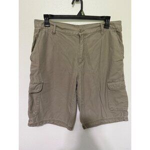 Verogo Mens Cargo Shorts Cotton Tan Size 36